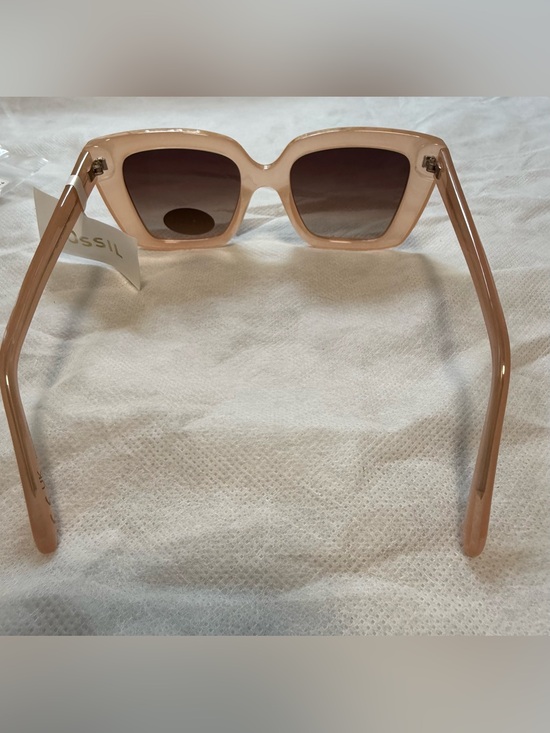 Fossil Women’s Oversized Square Sunglasses in Blush